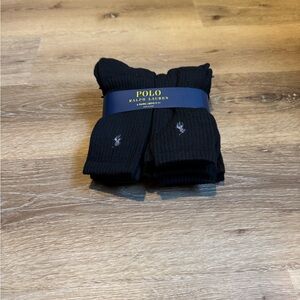 Polo by Ralph Lauren Men's Classic Black Socks